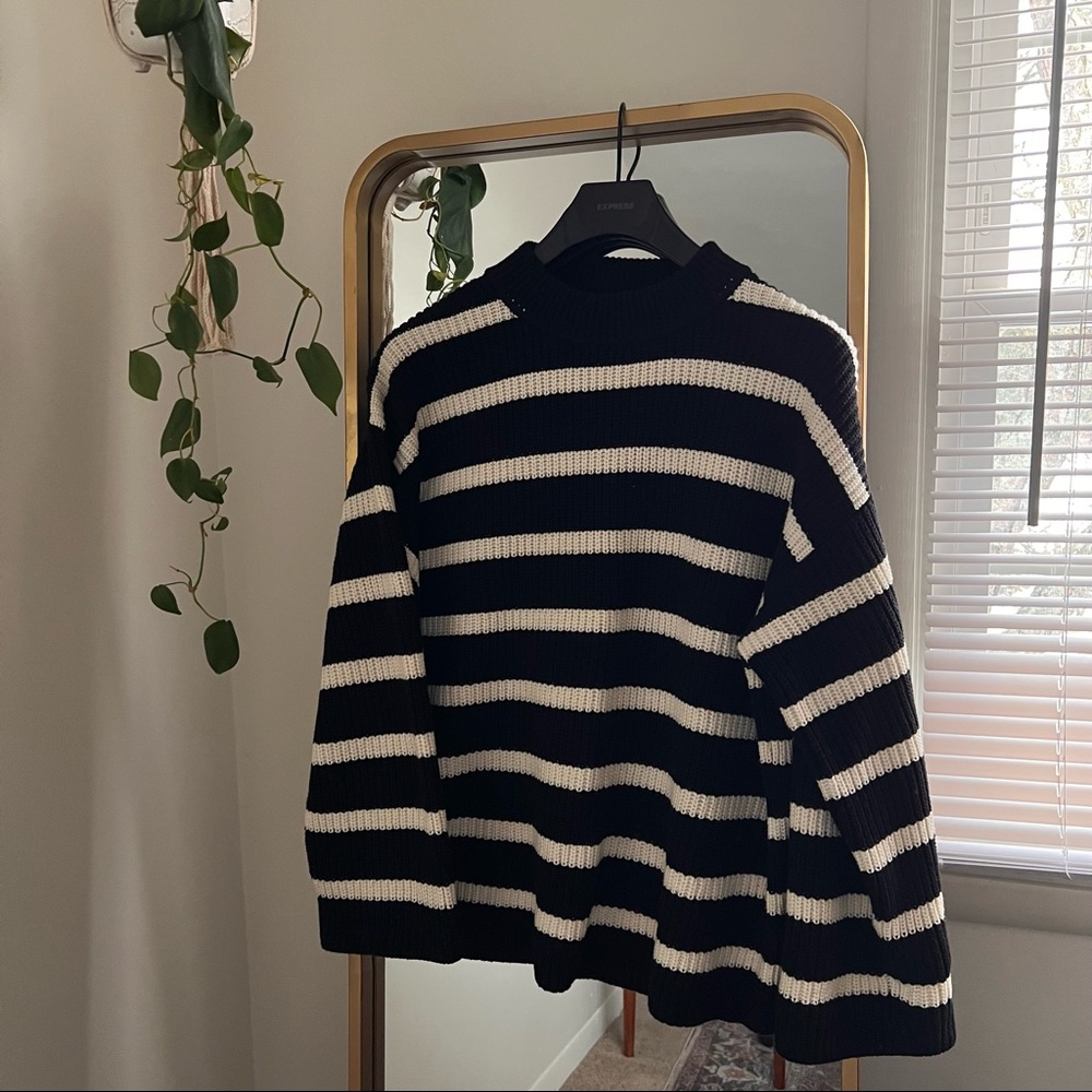 HM stripped sweater